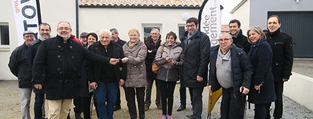 Inauguration de 8 nouveaux logements sociaux aux Clouzeaux