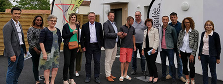 Vendée Logement inaugure trois nouveaux locatifs à Aizenay