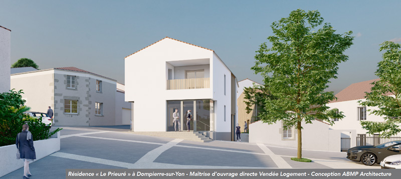 Perspective de la résidence